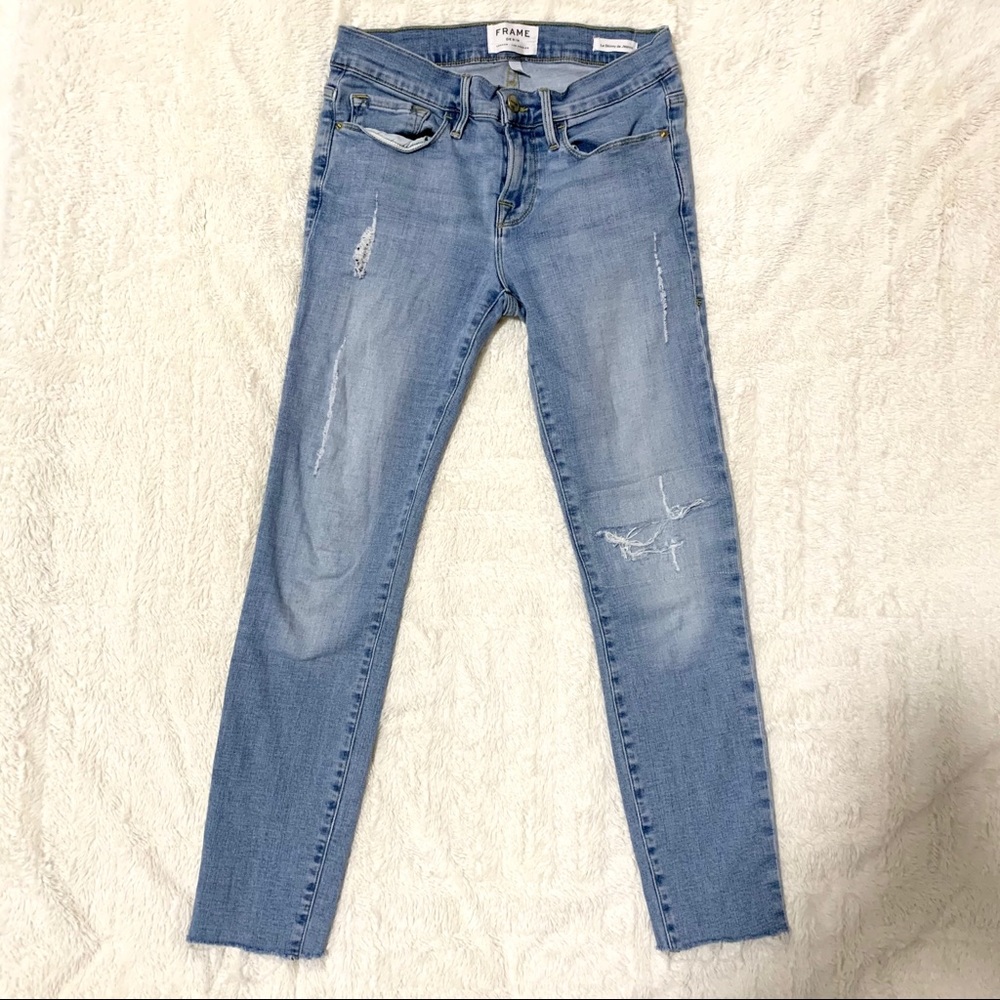 FRAME Denim Le Skinny De Jeanne Skinny Jeans